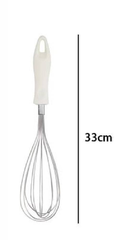 FRUSTA 33 CM CON MANICO IN PLASTICA BIANCA UTENSILE DA CUCINA PASTICCERIA 66157 - 3