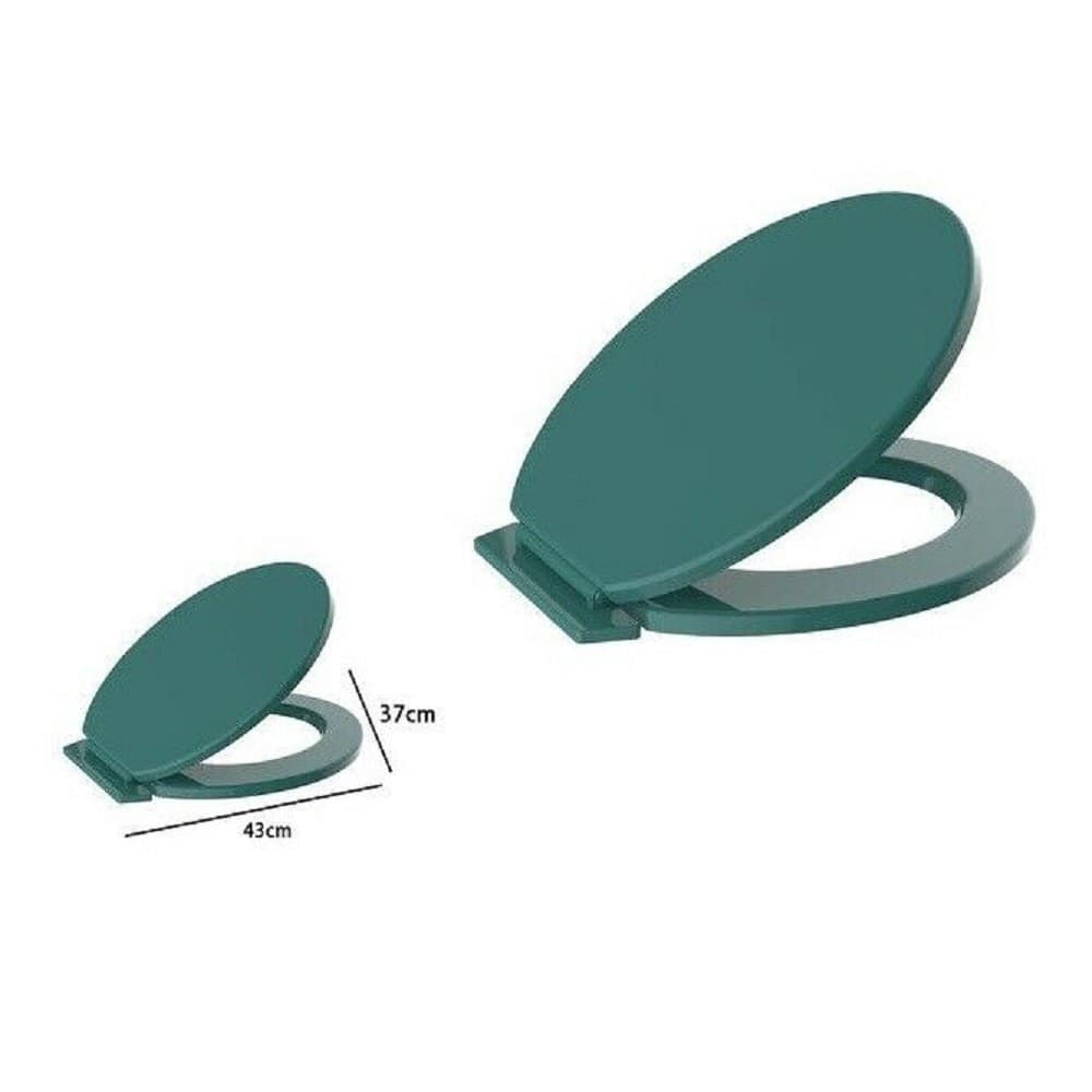 SEDILE COPRIVASO WC WATER COPRIWATER BAGNO IN PVC UNIVERSALE VERDE SCURO 59024 - 2