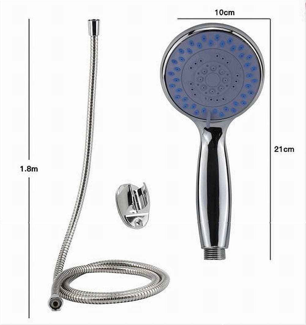 KIT DOCCETTA DOCCINO SOFFIONE BAGNO DOCCIA TONDO CON LACCIO 1,8MT STAFFA 69059 - 3