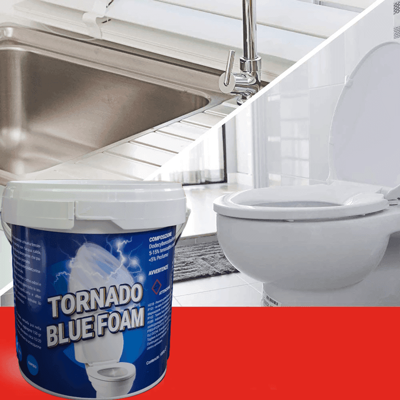 SCHIUMA ATTIVA RAPIDA POWER PULISCI TUTTO WC BAGNO BIDET 1 KG SGORGANTE TUBI - 3