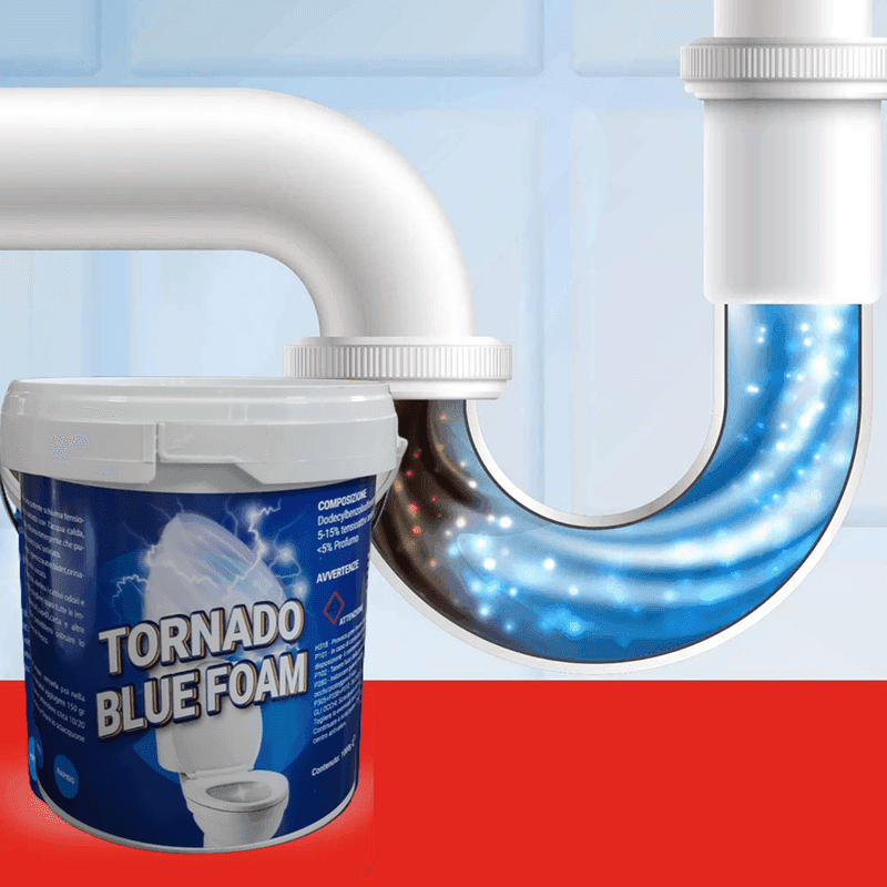 SCHIUMA ATTIVA RAPIDA POWER PULISCI TUTTO WC BAGNO BIDET 1 KG SGORGANTE TUBI - 4
