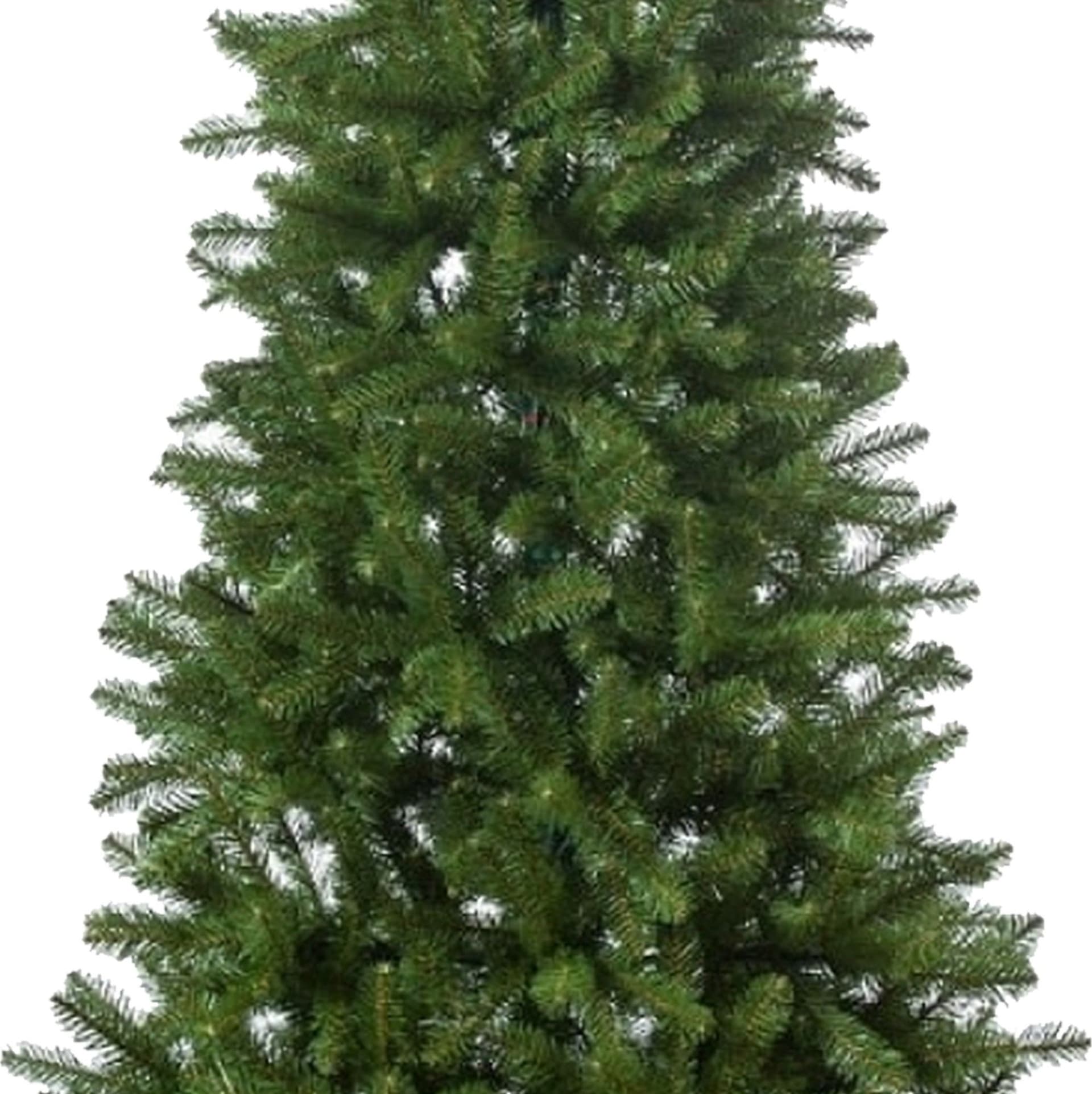 ALBERO DI NATALE SLIM NATALUNA MOD. STELVIO ALTEZZA 240 CM BASE A CROCE 825 RAMI - 3