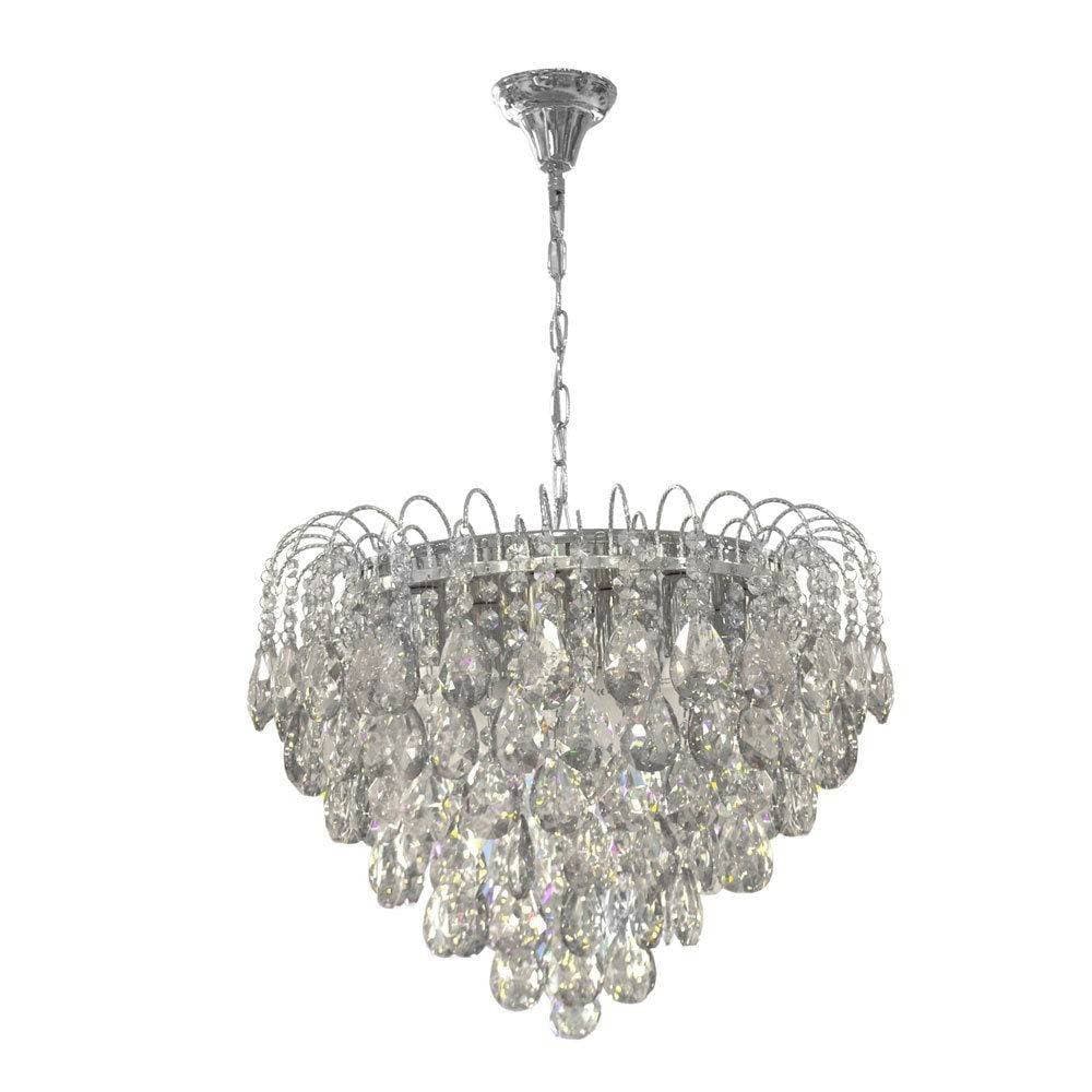 LAMPADARIO SOFFITTO SOSPENSIONE CLASSICO SFERE PENDENTI 12 PORTALAMPADE E14 - 4