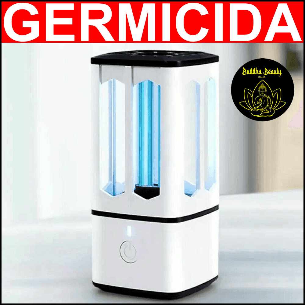 LAMPADA STERILIZZATRICE GERMICIDA CON RAGGI UV C UVC SANIFICATORE PORTATILE USB - 2