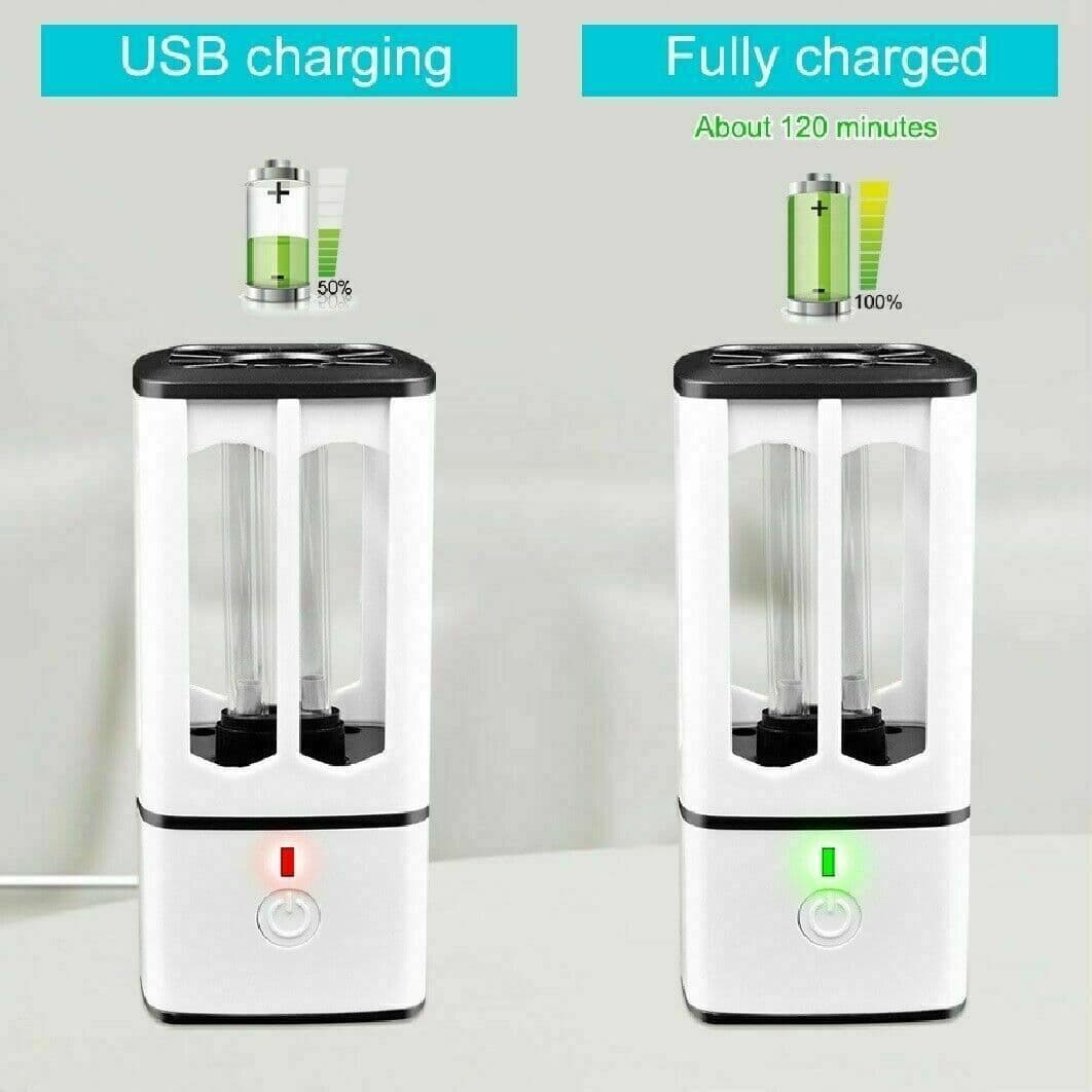LAMPADA STERILIZZATRICE GERMICIDA CON RAGGI UV C UVC SANIFICATORE PORTATILE USB - 12