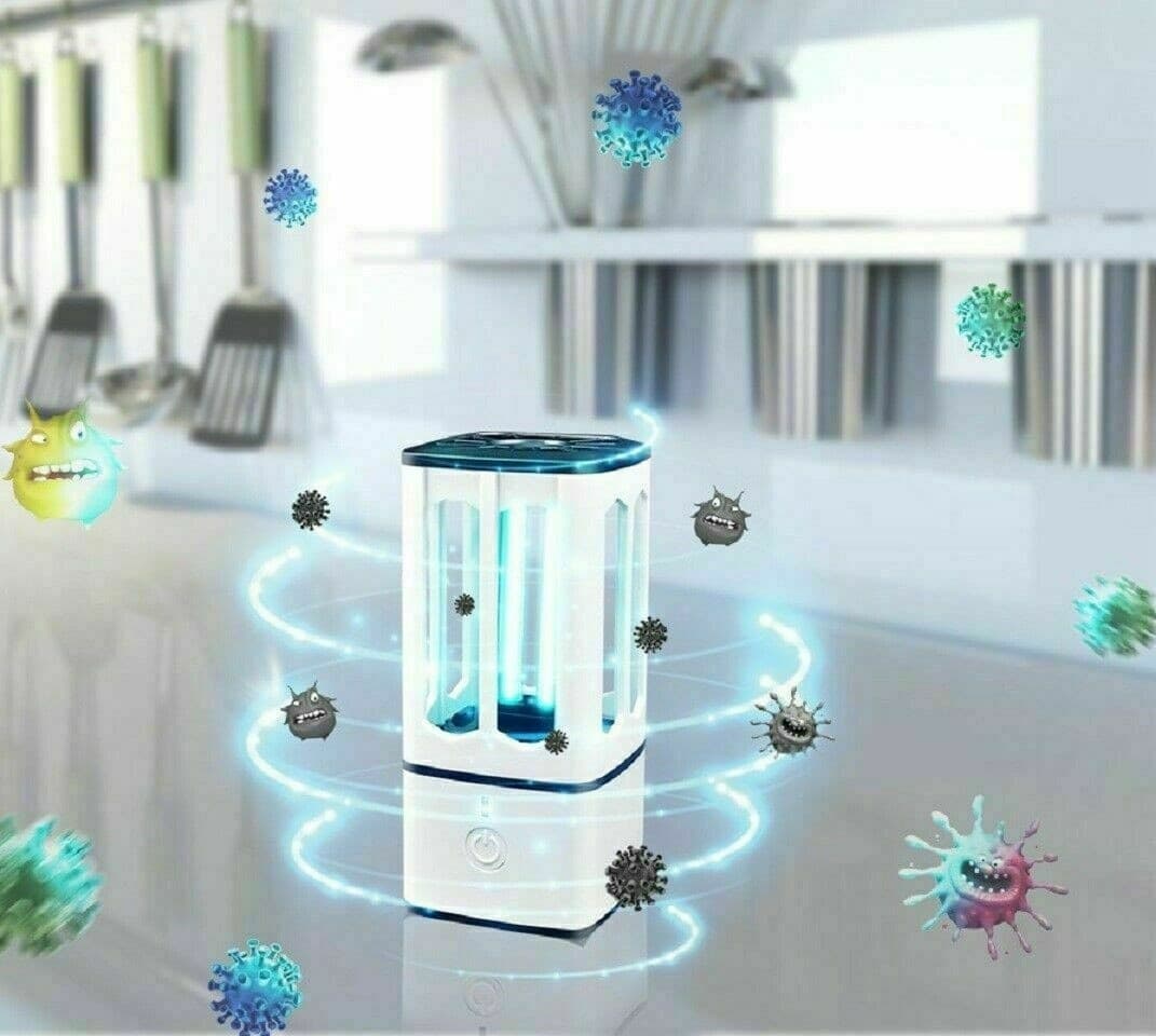 LAMPADA STERILIZZATRICE GERMICIDA CON RAGGI UV C UVC SANIFICATORE PORTATILE USB - 5
