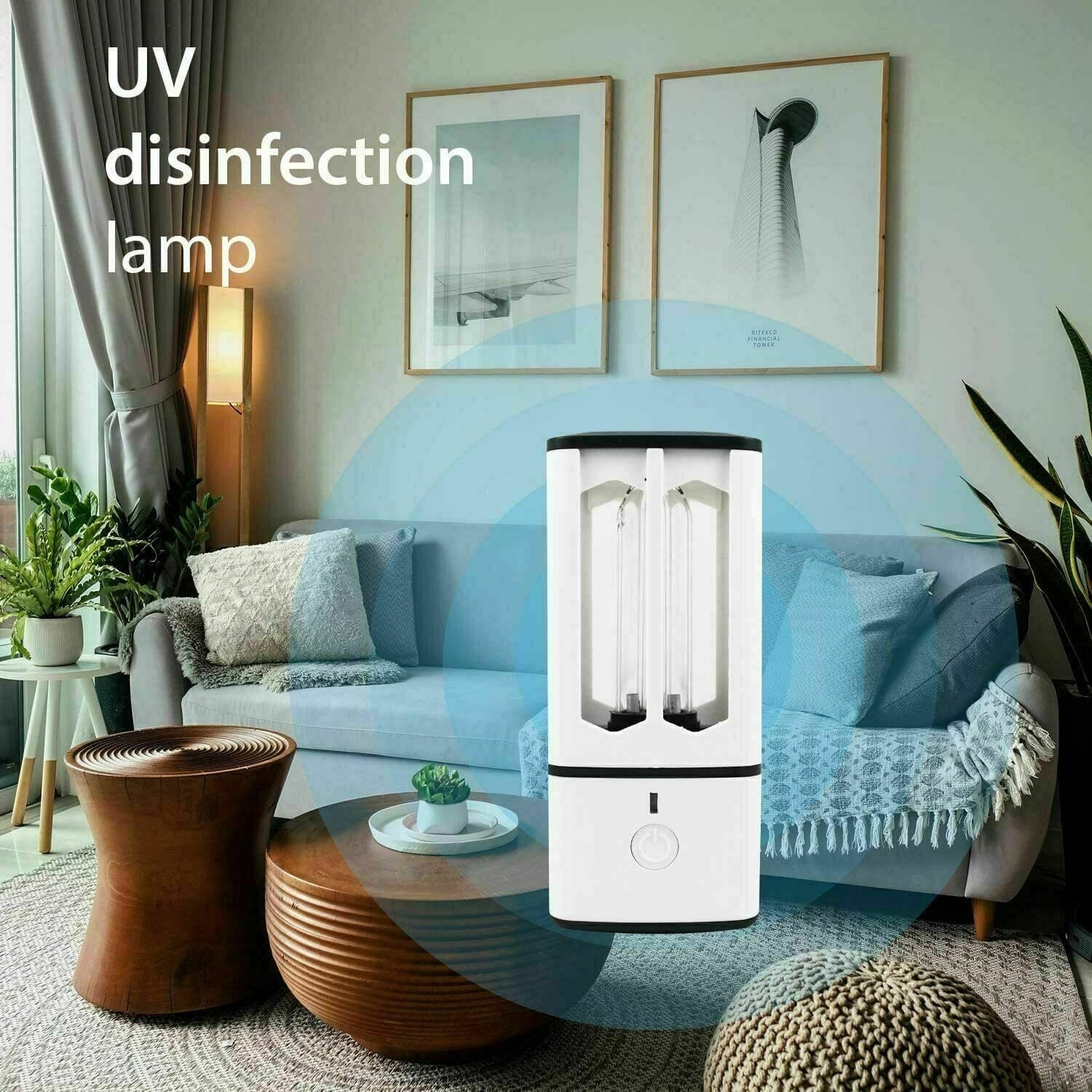 LAMPADA STERILIZZATRICE GERMICIDA CON RAGGI UV C UVC SANIFICATORE PORTATILE USB - 7