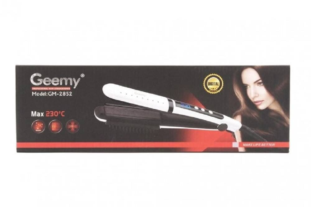 PIASTRA PER CAPELLI PROFESSIONALE 45W SCHERMO LED CONTROLLO TEMPERATURA GM-2852 - 3