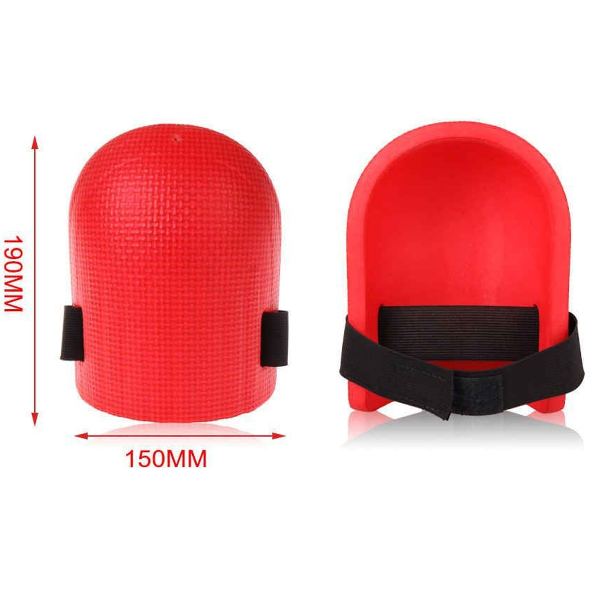 COPPIA DI GINOCCHIERE PER GIARDINAGGIO PROTEZIONE GINOCCHIO CHIUSURA A STRAPPO - 2