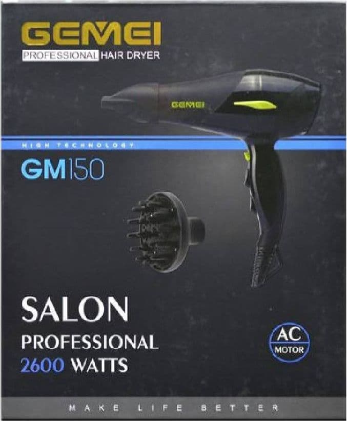 ASCIUGACAPELLI PROFESSIONALE PHON MOTORE AC PER SALONE A 3 VELOCITÀ 2600W GM-150 - 9