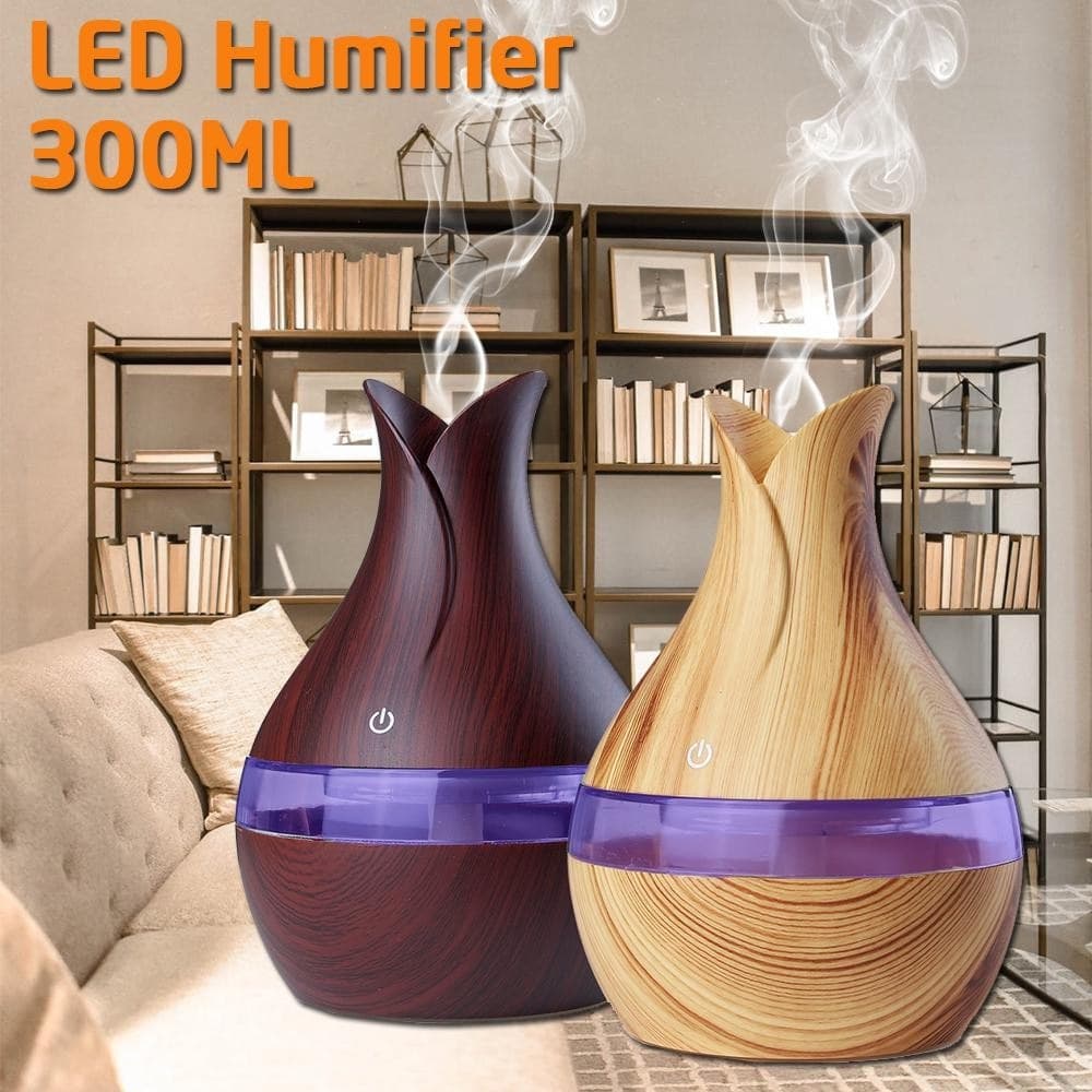 UMIDIFICATORE ULTRASUONI DIFFUSORE DI AROMI OLI ESSENZIALI PER AROMATERAPIA BORA - 9