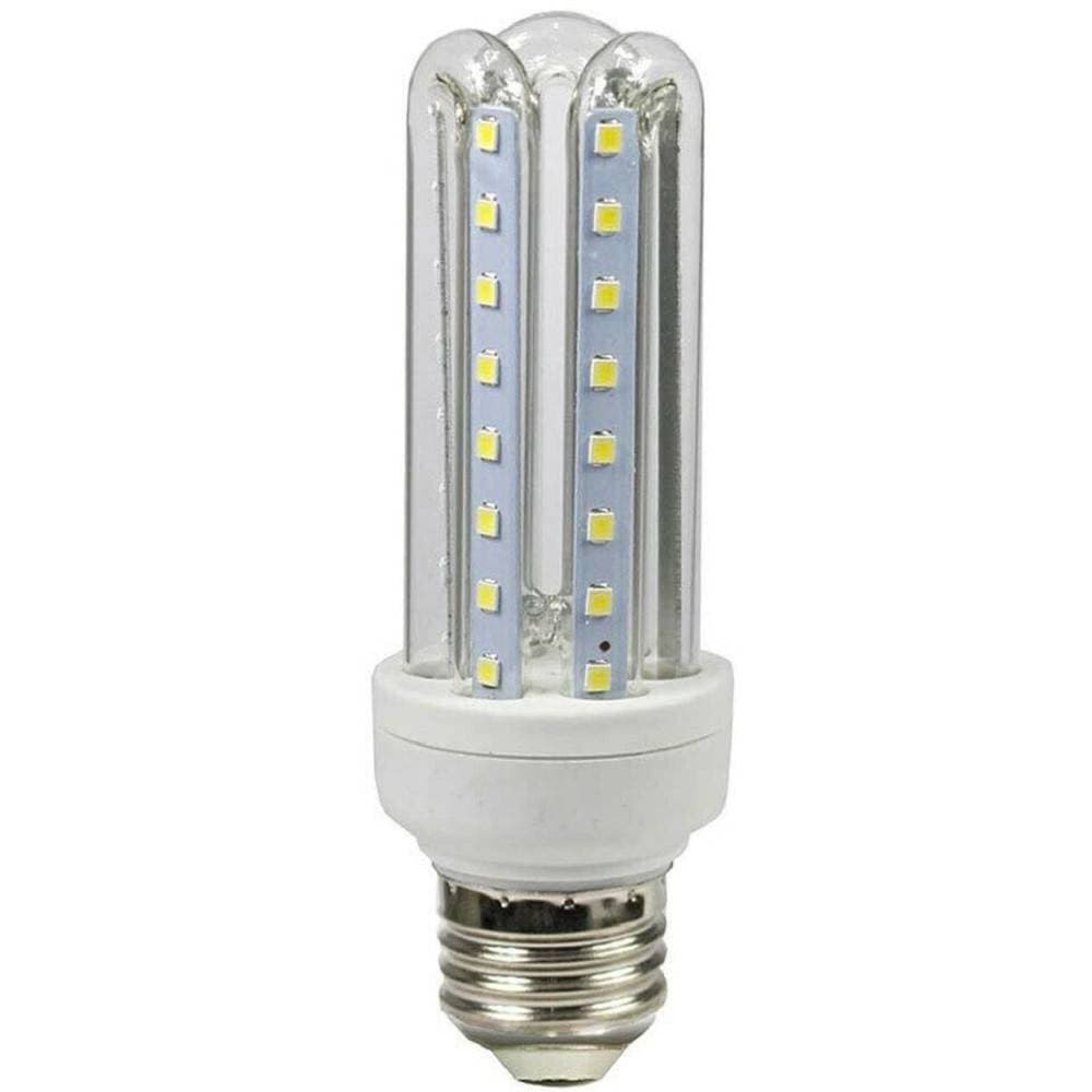 LAMPADINA LED E27 20 W LAMPADA TUBOLARE LUCE CALDA FREDDA NATURALE U-20W - 2