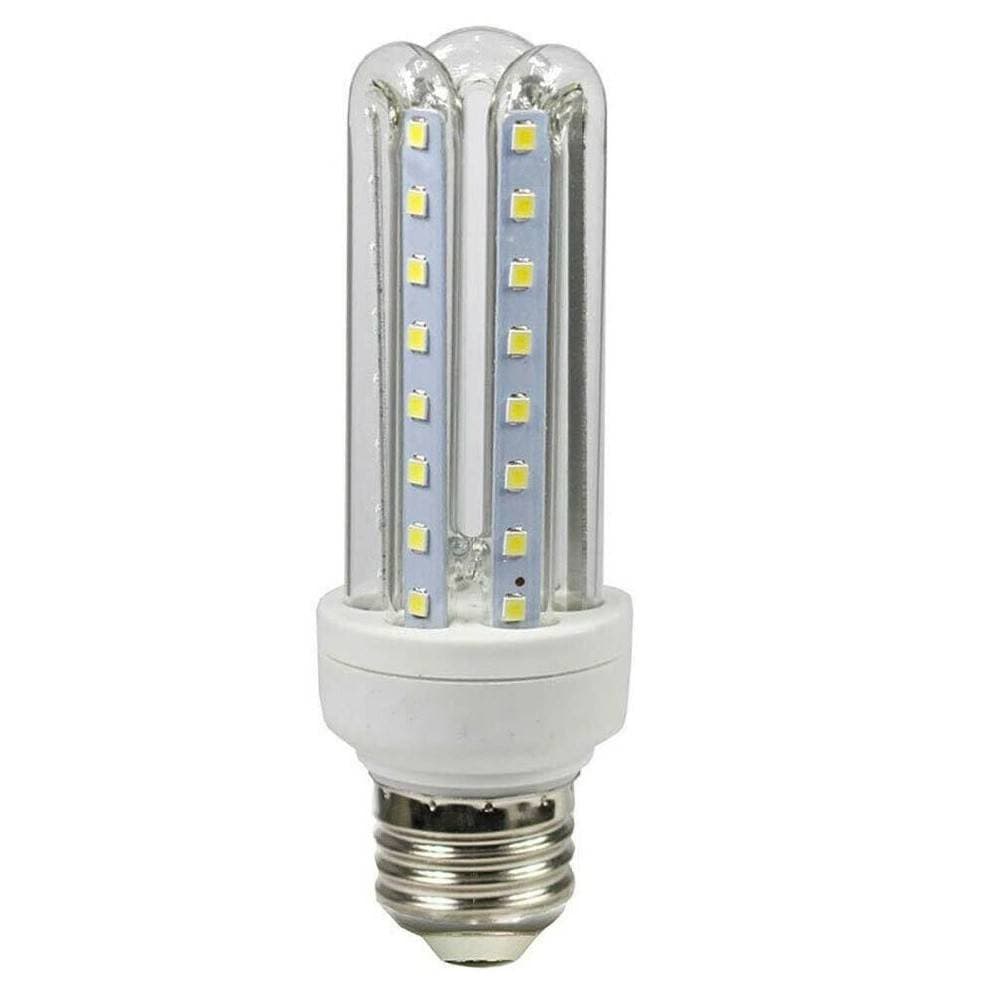 LAMPADINA A LED E27 14 W LUCE CALDA FREDDA NATURALE LAMPADA TUBOLARE U-14W - 2