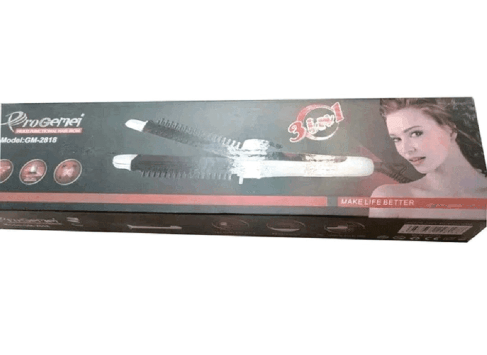 PIASTRA 3 IN 1 IN CERAMICA FERRO ARRICCIACAPELLI EFFETTO ONDULATO LISCI GM-2818 - 3