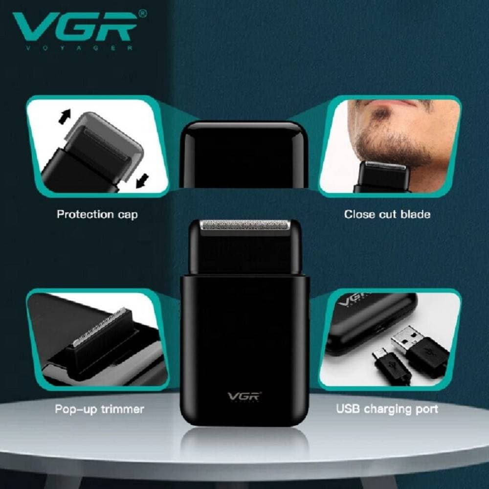 Rasoio Elettrico VGR V-390 Professionale Uomo | Foil Shaver Barber Precisione - 22