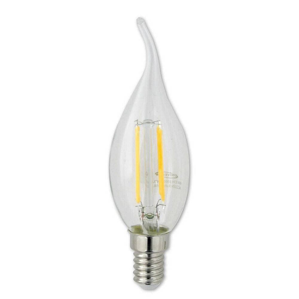 LAMPADINA LED 4 W E14 COLPO DI VENTO LUCE FREDDA NATURALE CALDA 440LM C35A-T - 2