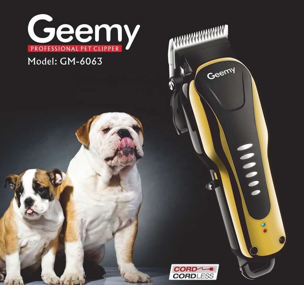 TOSATRICE PROFESSIONALE PER CANI ANIMALI DOMESTICI RICARICABILE CORDLESS GM-6063 - 4