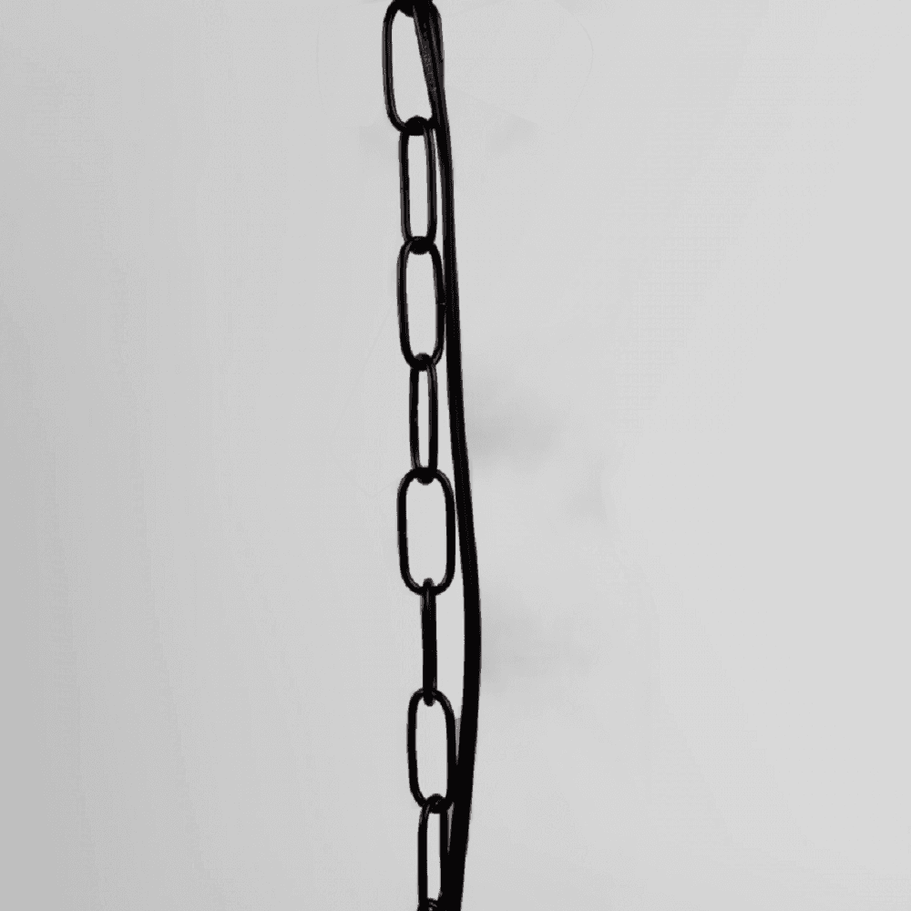 LAMPADARIO A SOSPENSIONE RUSTICO INDUSTRIALE E14 SFERA IN CORDA METALLO B55-3 - 6