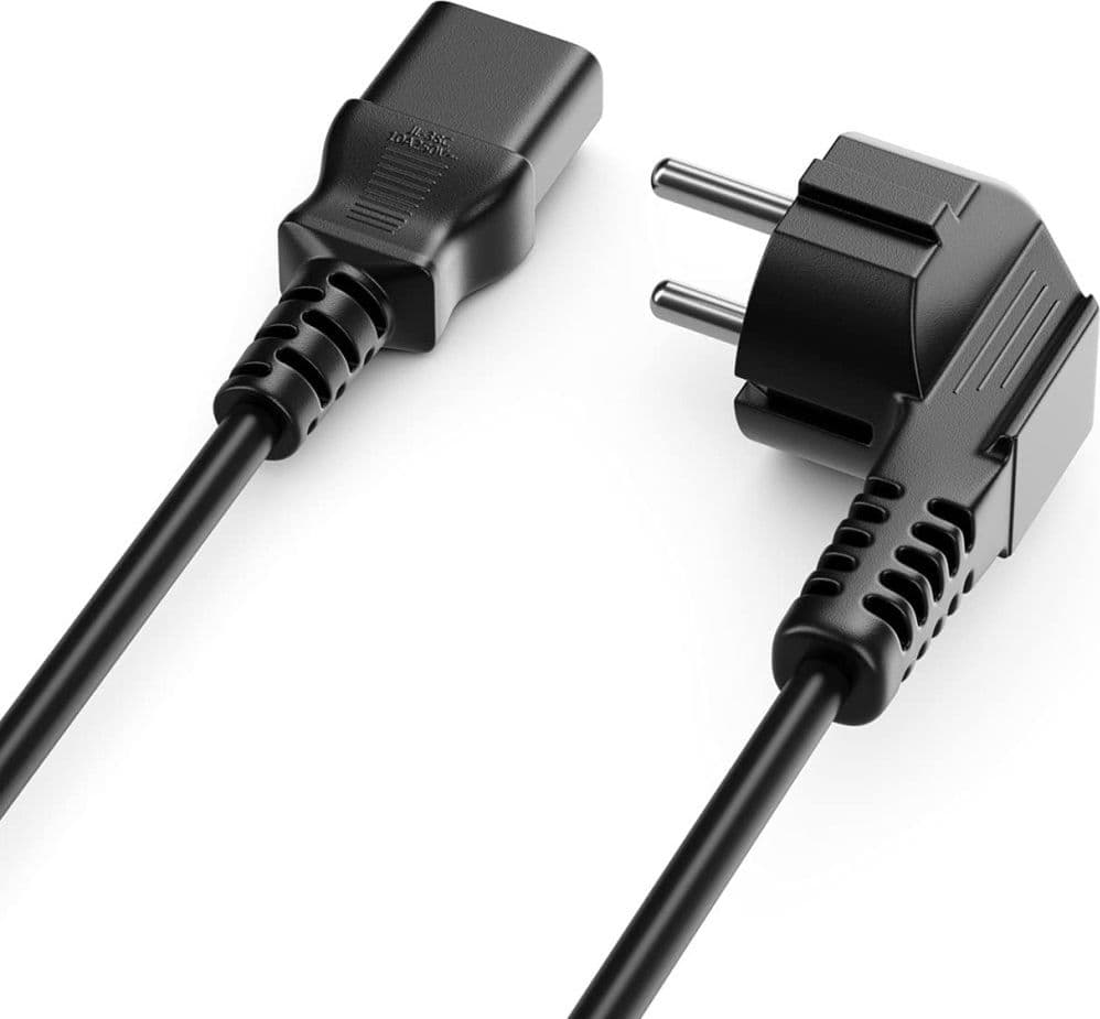 CAVO ALIMENTAZIONE TRIPOLARE SERIE A C13 SCHUKO SPINA PC F-AL01-A 1.5 MT 250VOLT - 3