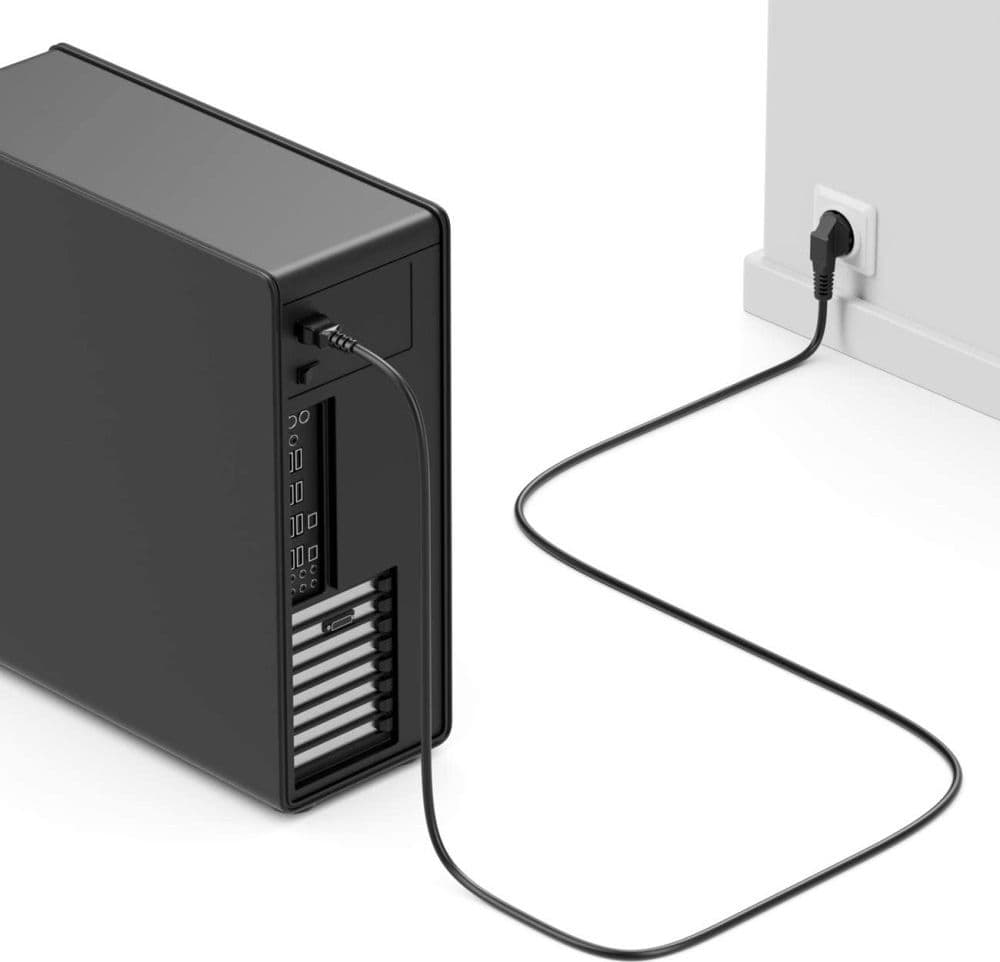 CAVO ALIMENTAZIONE TRIPOLARE SERIE A C13 SCHUKO SPINA PC F-AL01-A 1.5 MT 250VOLT - 5