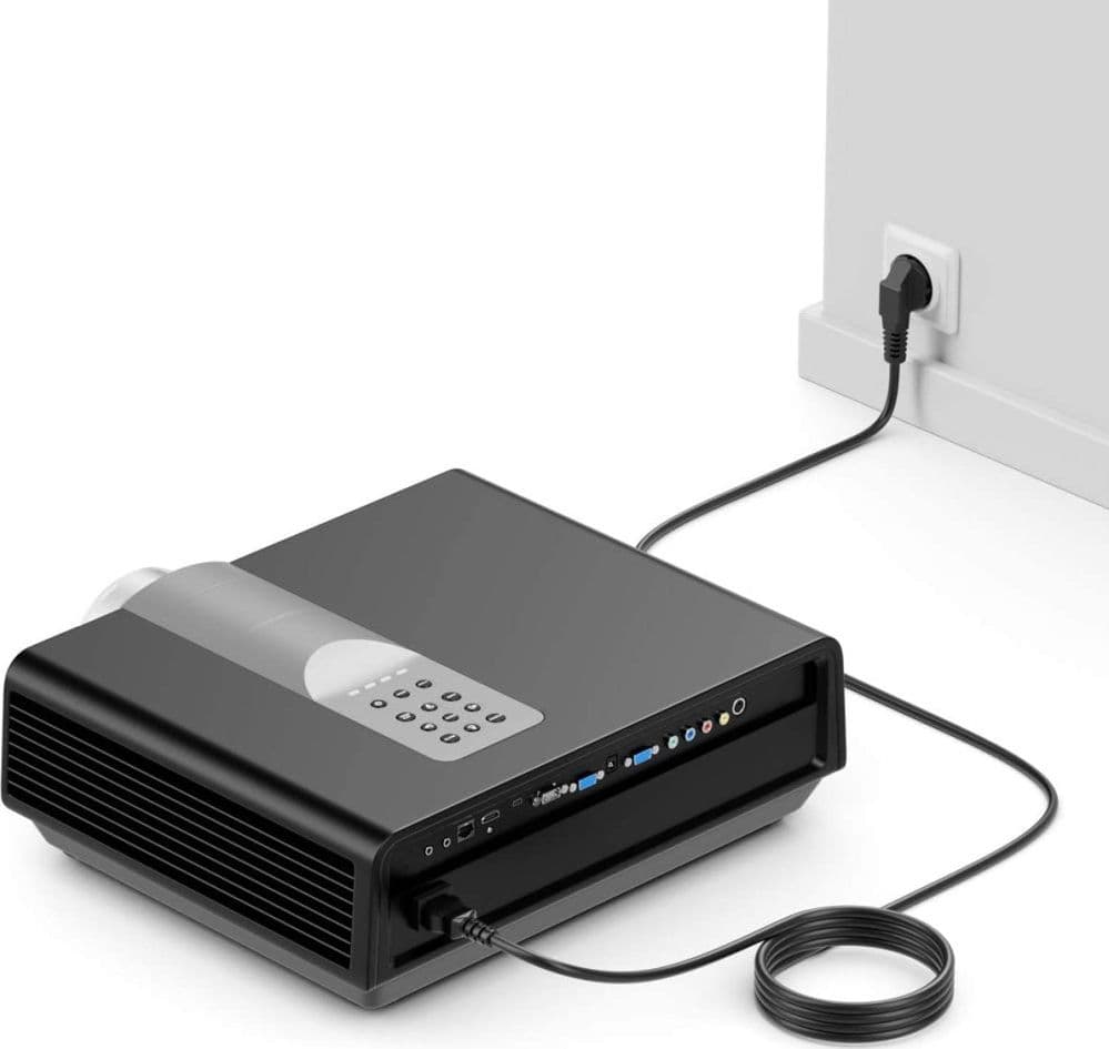 CAVO ALIMENTAZIONE TRIPOLARE SERIE A C13 SCHUKO SPINA PC F-AL01-A 1.5 MT 250VOLT - 7