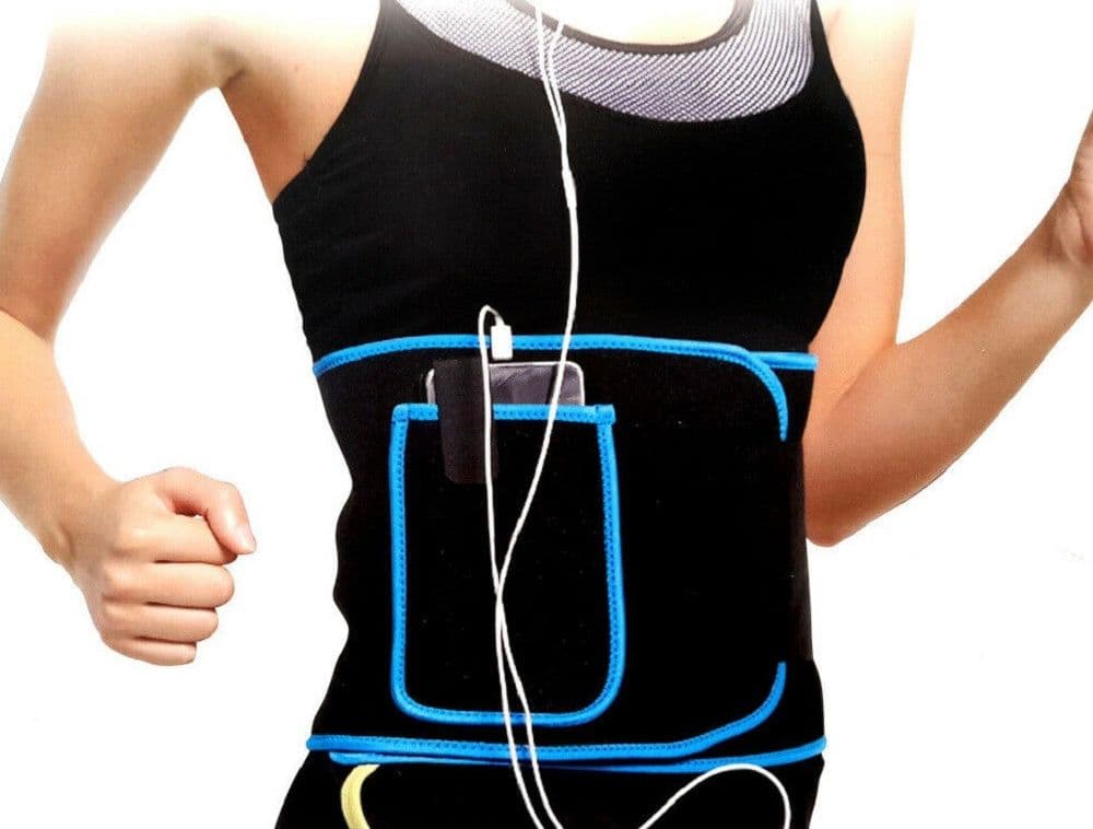 FASCIA CORSETTO LOMBARE ORTOPEDICO ELASTICO + TASCA PORTACELLULARE 53250A