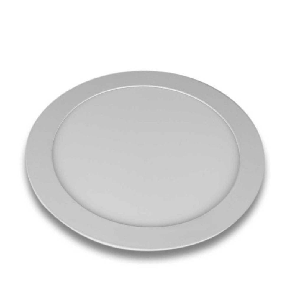 PANNELLO LED SLIM 18 W INCASSO ROTONDO IN PVC LUCE CALDO FREDDO NATURALE P205A-T - 2