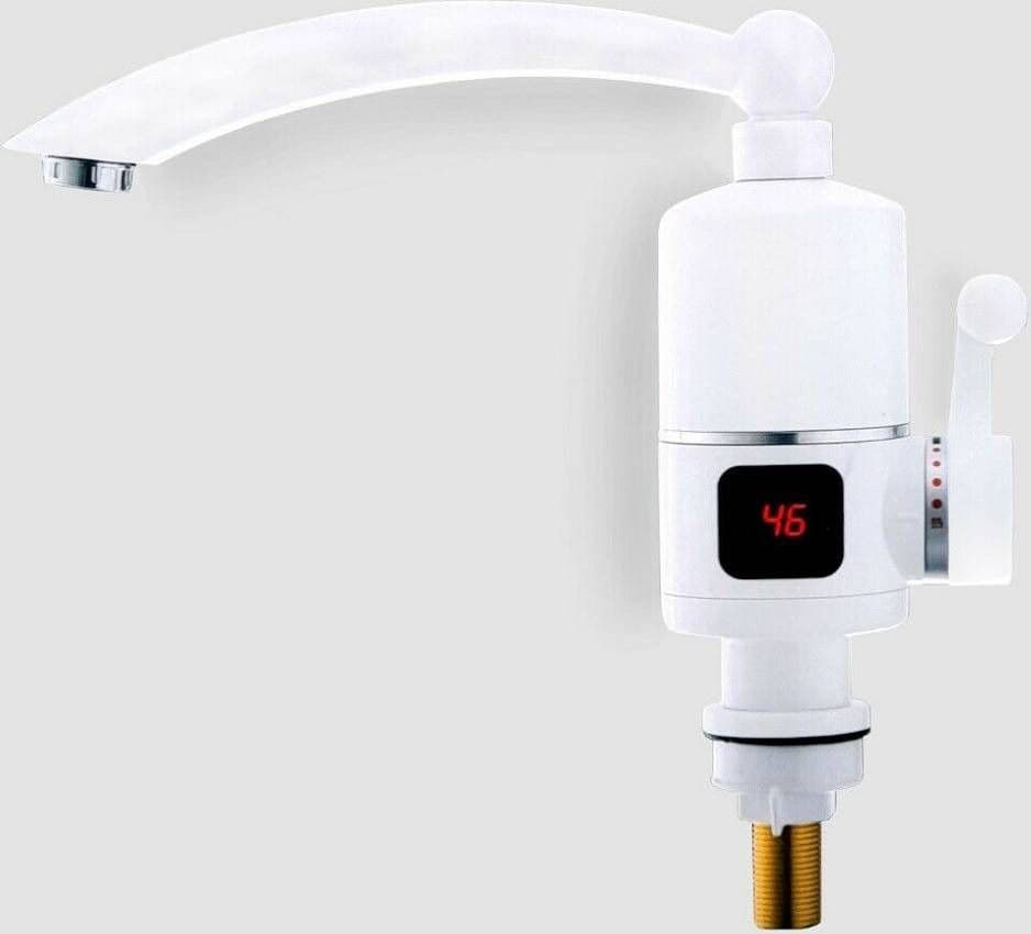 RUBINETTO MISCELATORE ELETTRICO CALDAIA ACQUA CALDA CON DISPLAY RX-010 - 2