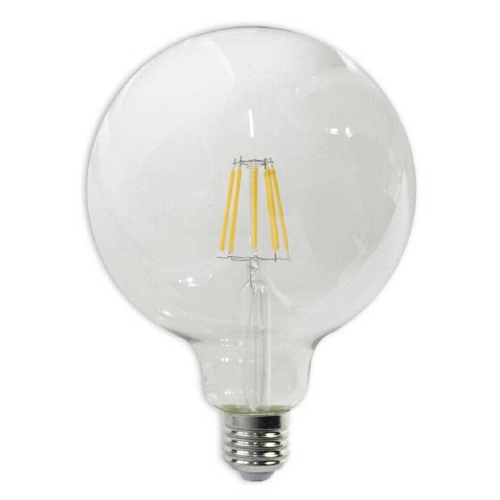 LAMPADINA LED FILAMENTO 12W GLOBO SFERA E27 LUCE FREDDA CALDA NATURALE G125T12 - 2
