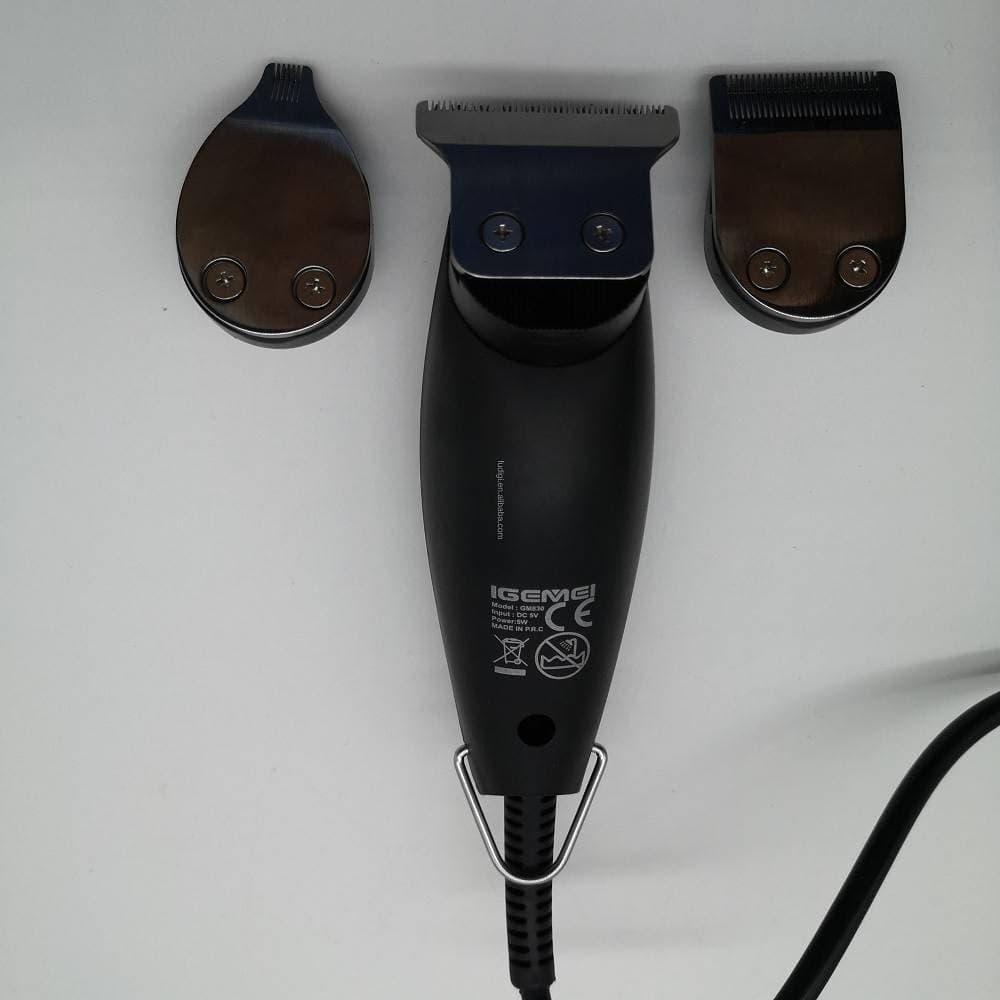 TRIMMER TAGLIACAPELLI BARBA RASOIO 3IN1 PROFESSIONALE ELETTRICO CON FILO GM-830 - 9