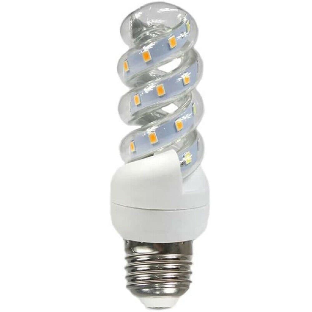 LAMPADINA LED E27 18W SPIRALE LUCE CALDA 3000K NATURALE 4000K FREDDA 6500K S18W - 2