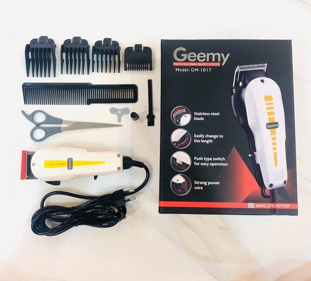 TAGLIACAPELLI CON FILO ELETTRICO PROFESSIONALE REGOLABARBA TRIMMER GEEMI GM-1017 - 3