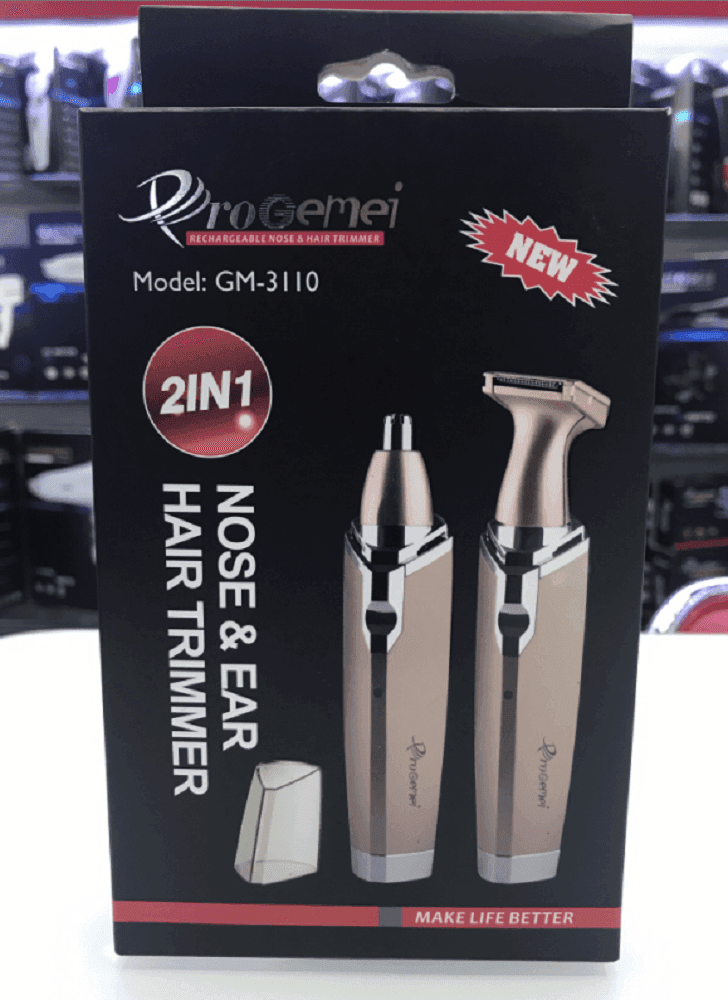 TRIMMER RIFINITORE A BATTERIA GM-3110 RASOIO CAPELLI NASO RICARICABILE 2 IN 1 - 6