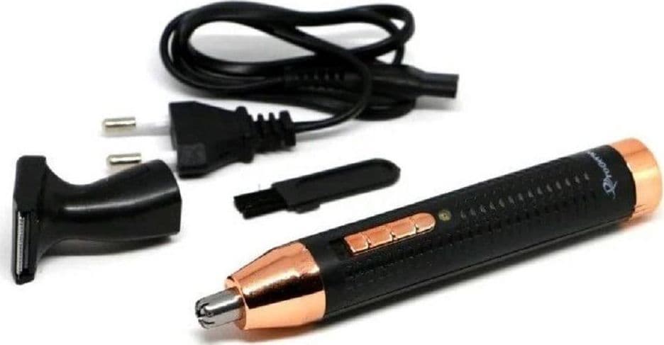 RIFINITORE TRIMMER A BATTERIA 2 IN 1 REGOLA BARBA NASO ORECCHIE CAPELLI GM-3120 - 7