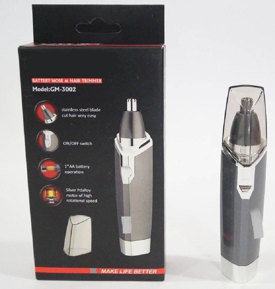 RIFINITORE REGOLABARBA A BATTERIA TRIMMER PER NASO ORECCHIE CAPELLI GM-3002 - 2
