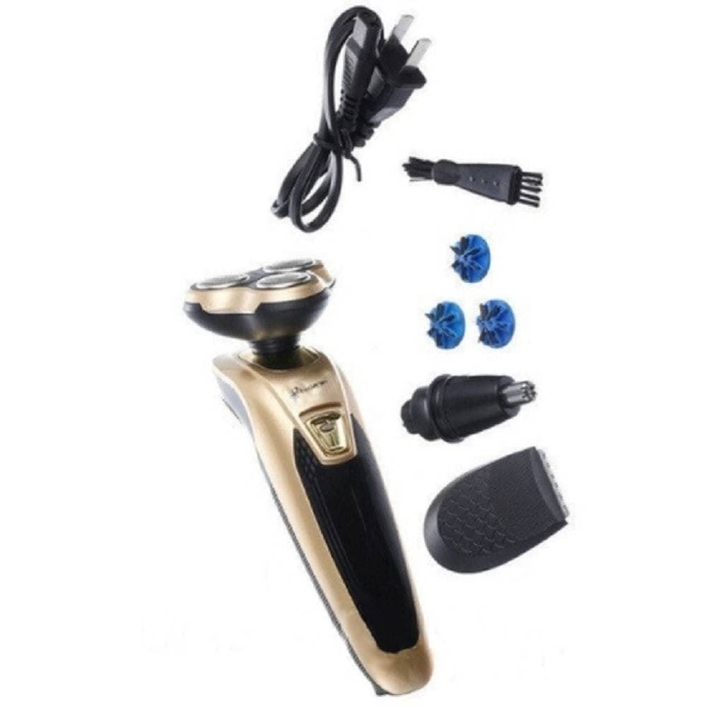 RASOIO ELETTRICO REGOLABARBA 3IN1 RICARICABILE TRIMMER RIFINITORE PER NASO GM578 - 5