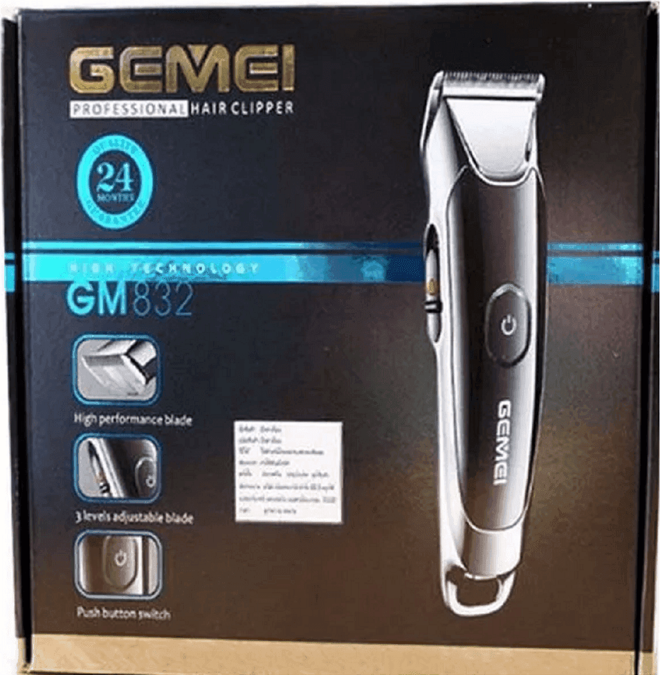 TAGLIACAPELLI REGOLABARBA PROFESSIONALE CAPELLI BARBA RICARICABILE GM-832 - 3
