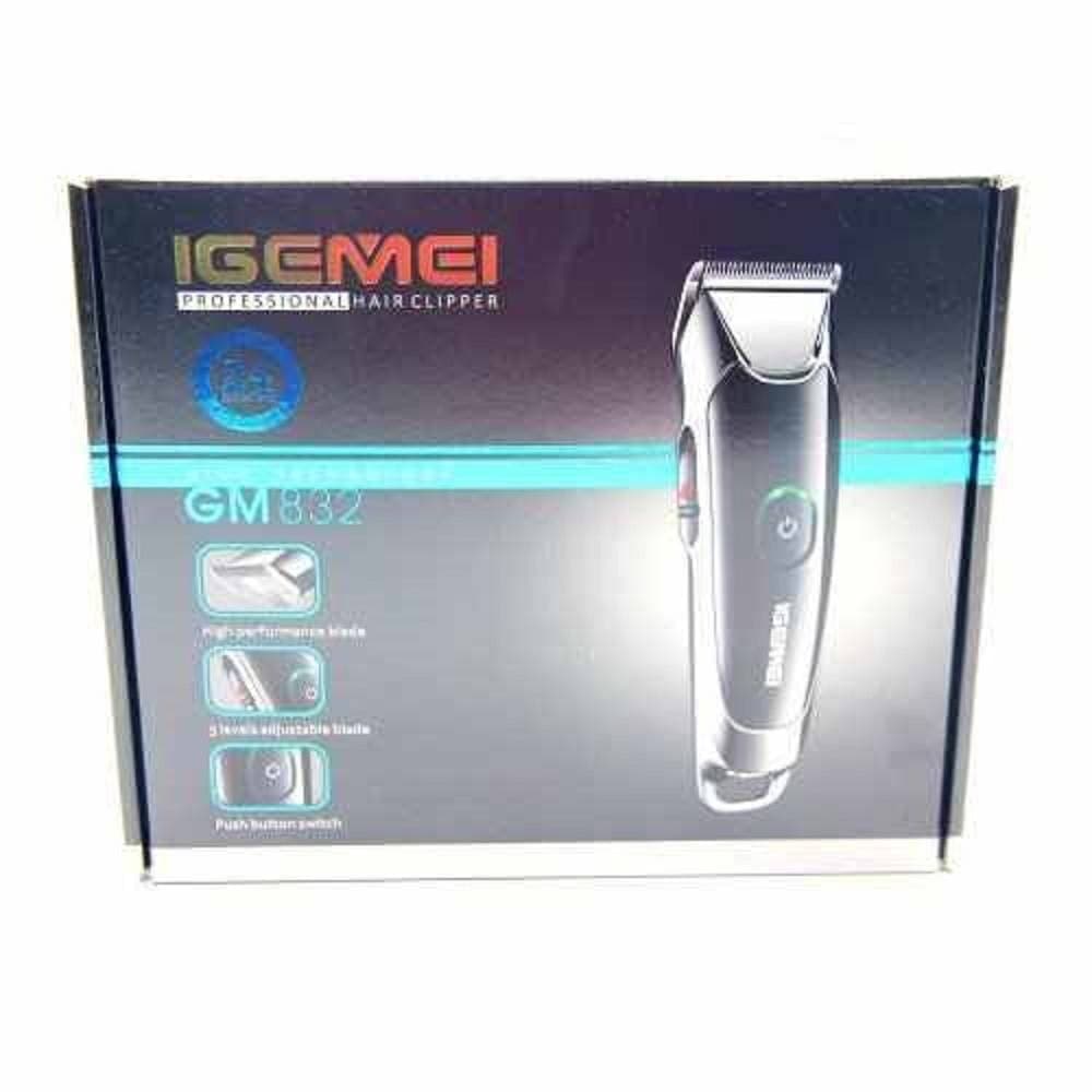 TAGLIACAPELLI REGOLABARBA PROFESSIONALE CAPELLI BARBA RICARICABILE GM-832 - 4