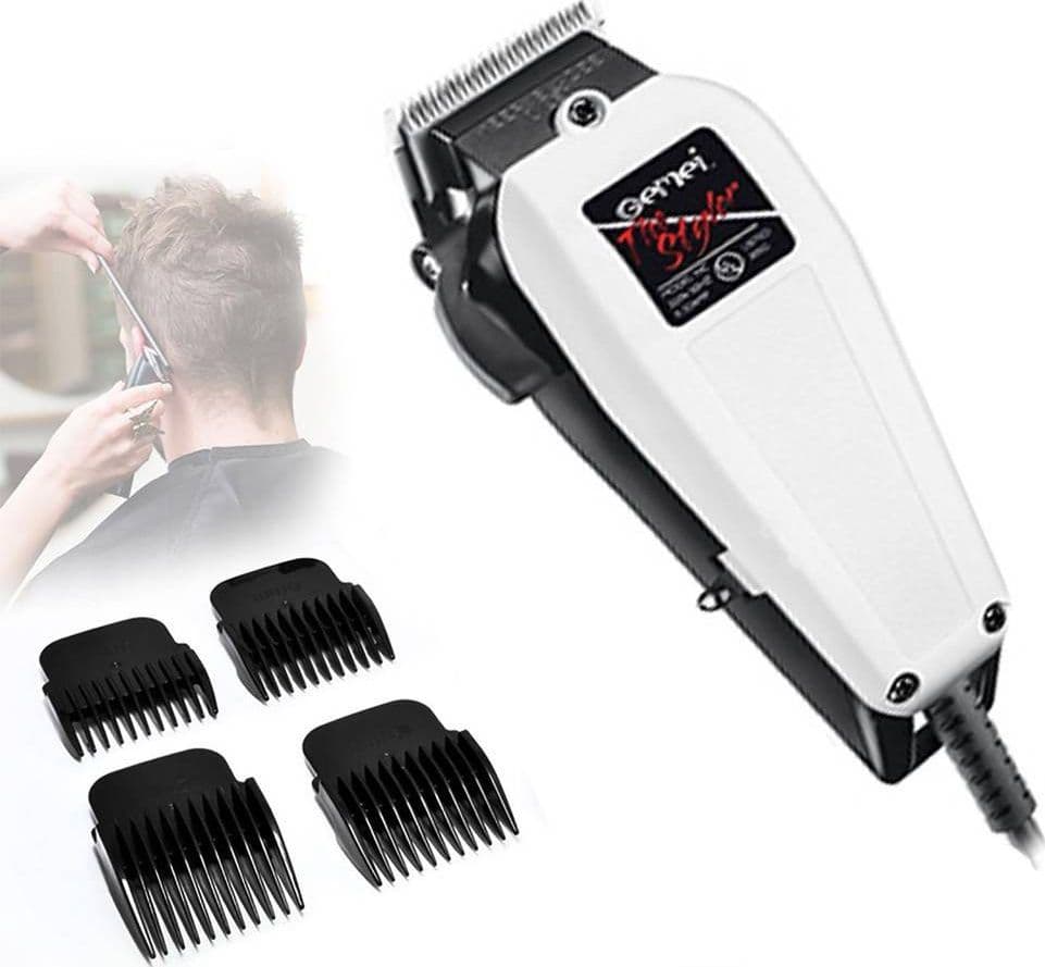 TAGLIACAPELLI PROFESSIONALE CON FILO RASOIO TRIMMER PER CAPELLI GM-1020 - 4