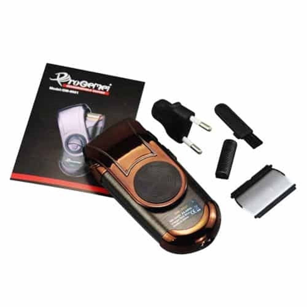 MINI RASOIO ELETTRICO GEEMI GM-9001 RICARICABILE BARBA PELI DA VIAGGIO TASCABILE - 5