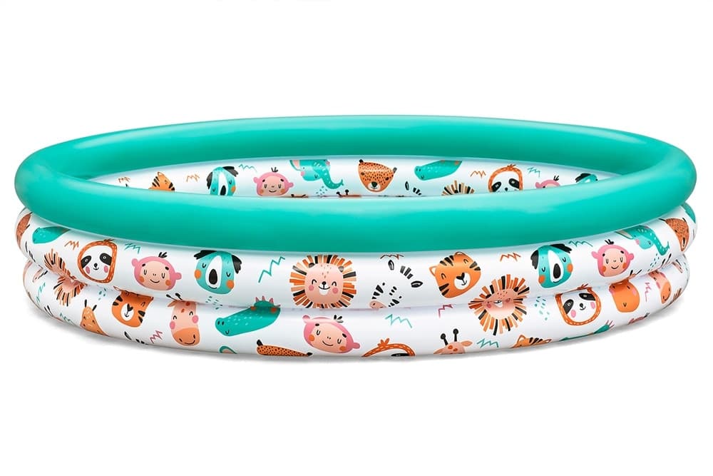 PISCINA ROTONDA 122X25CM GONFIABILE FUORITERRA PER BAMBINI GIARDINO 3 ANELLI 51226 - 7