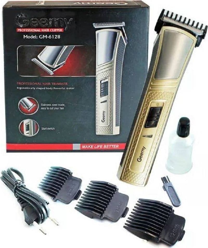 TAGLIACAPELLI PROFESSIONALE GM-6128 TRIMMER REGOLABARBA ELETTRICO RICARICABILE - 3