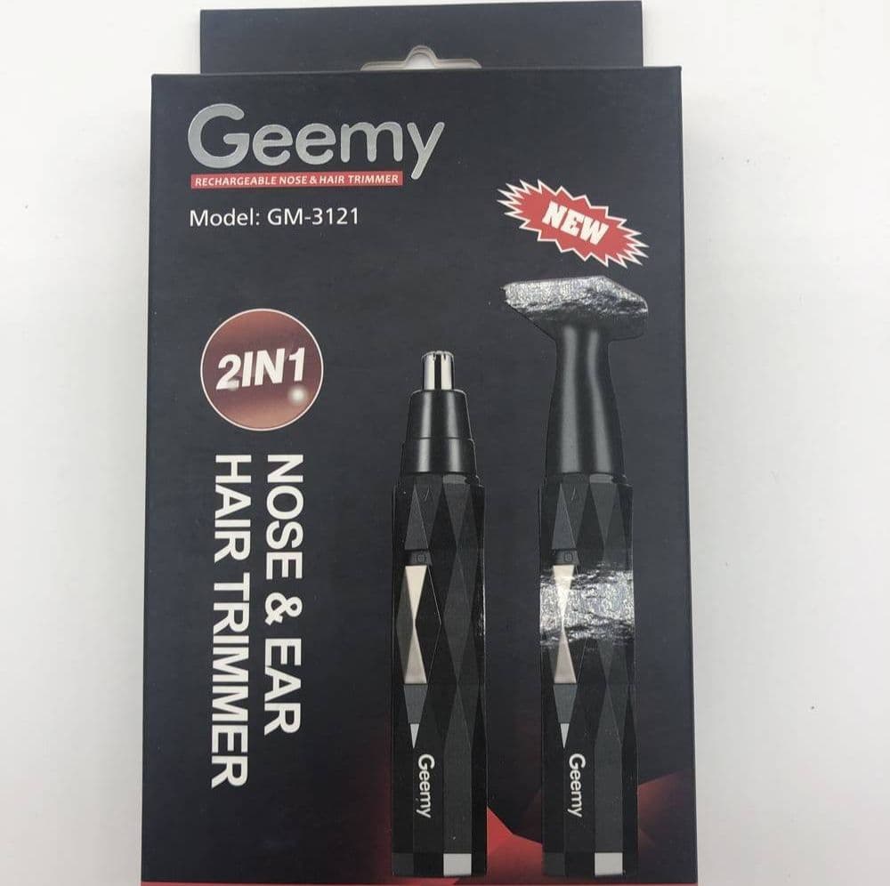 REGOLABARBA RIFINITORE NASO ORECCHIE BATTERIA RICARICABILE PROFESSIONALE GM-3121 - 6