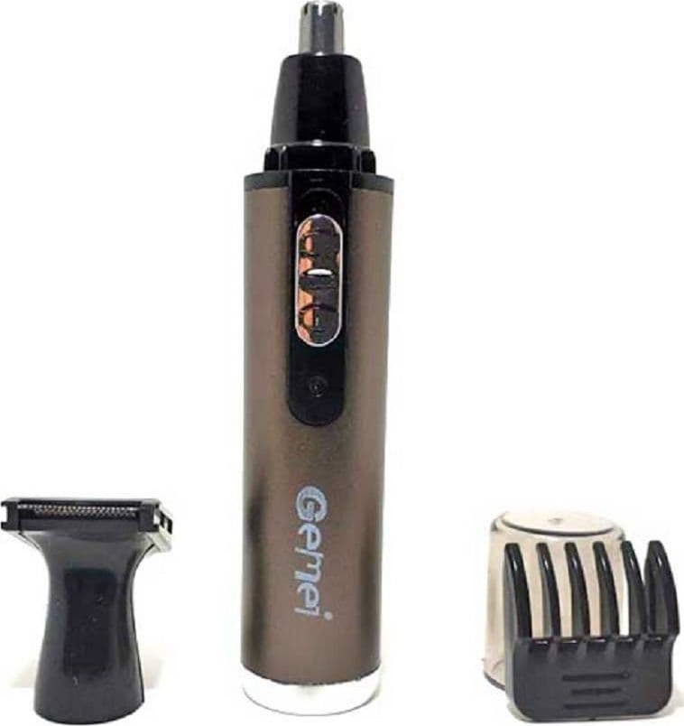 TRIMMER GM3112 2IN1 RIFINITORE REGOLATORE PER NASO ORECCHIE BATTERIA RICARICABILE - 11