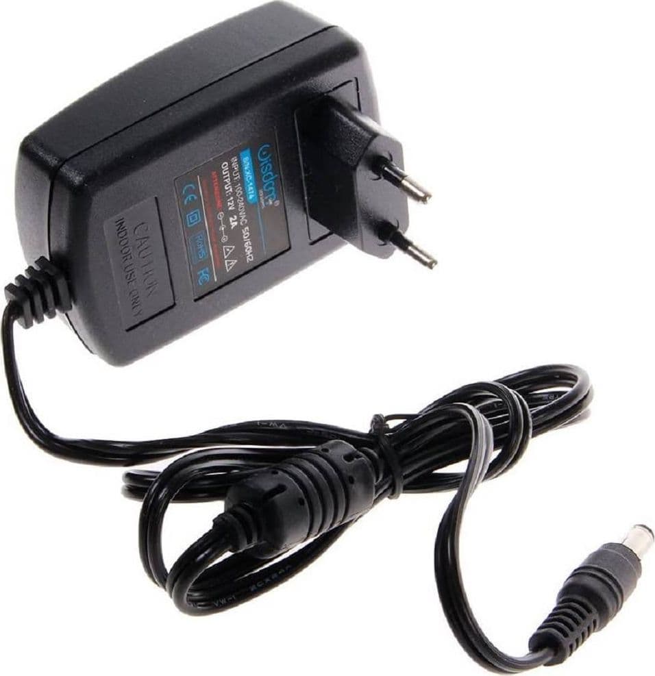 ALIMENTATORE TRASFORMATORE DA VIAGGIO 12V 2A STABILIZZATORE DA RETE CW576 - 2
