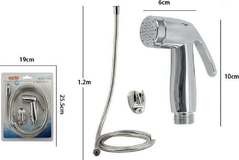 KIT DOCCETTA DOCCINO BIDET BIDÈ INTIMO ANZIANI DISABILI LACCIO STAFFA 69308 - 2