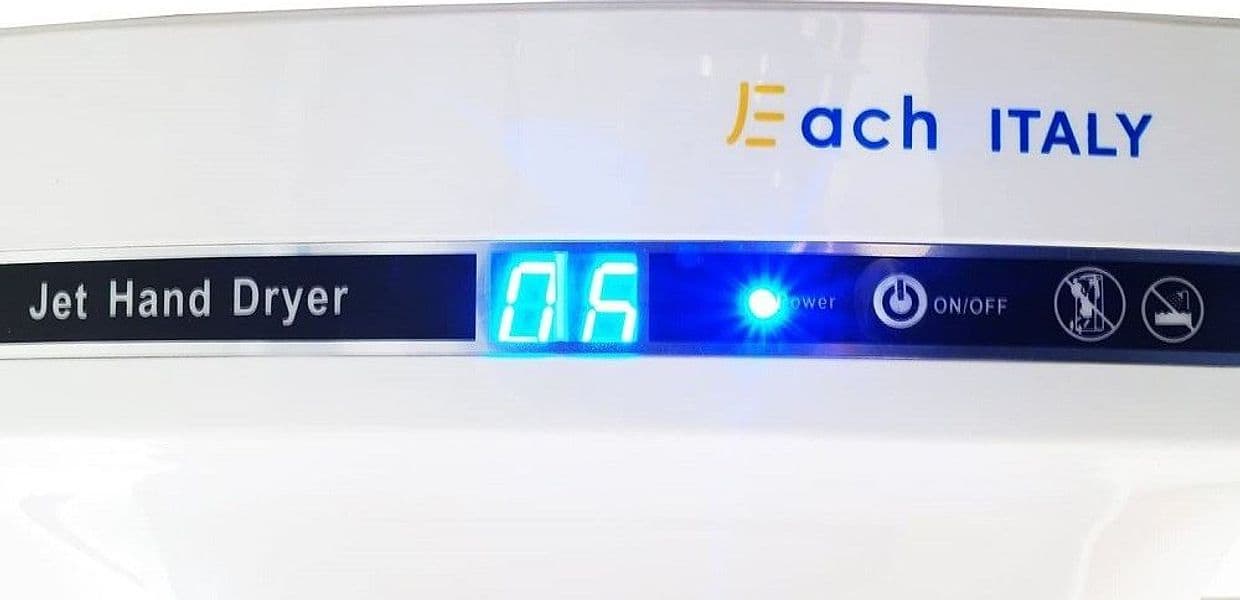 ASCIUGAMANI ELETTRICO AD ARIA JET HAND DRYER AUTOMATICO PER ALBERGHI BAR HOTEL - 4
