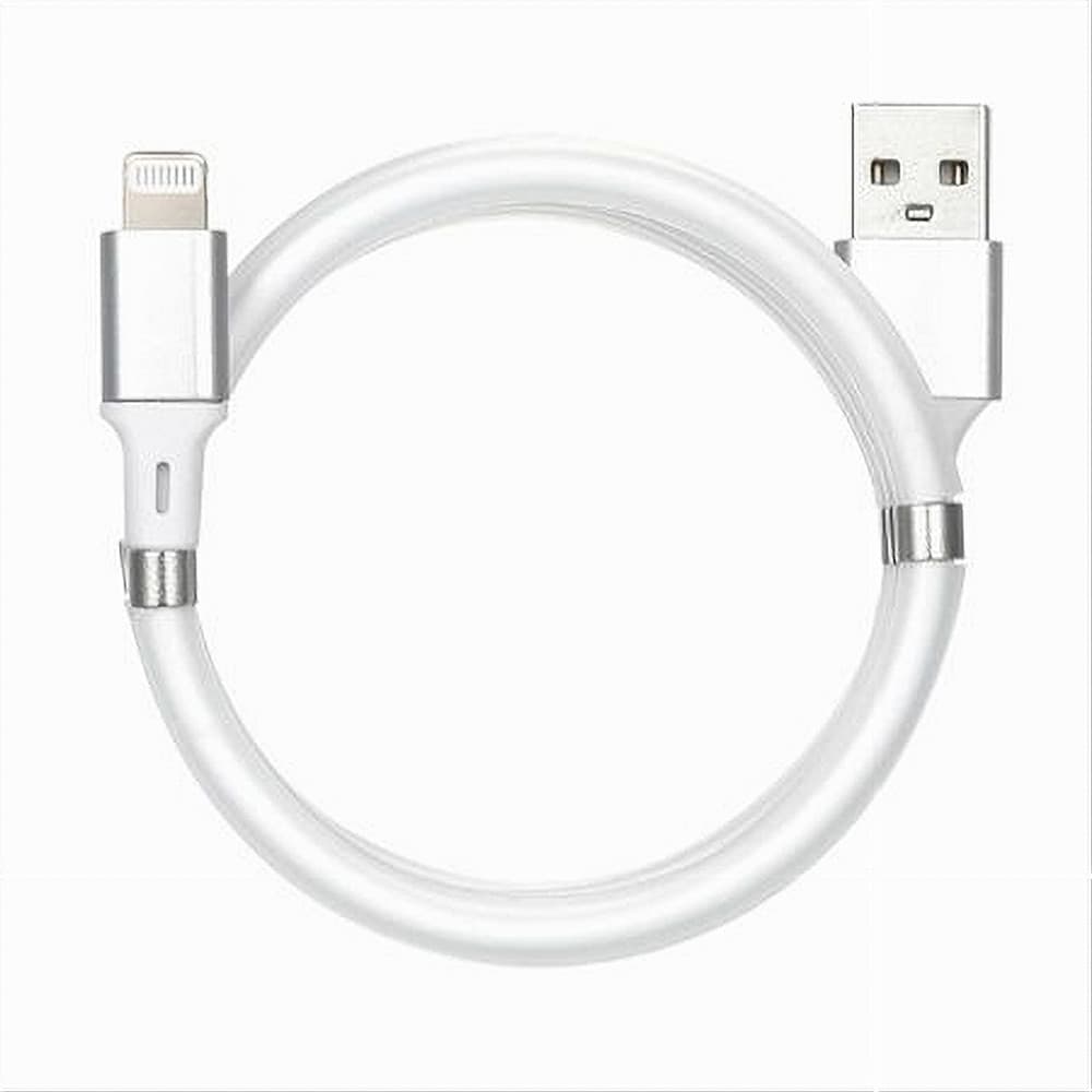CAVO USB RICARICA TRASFERIMENTO DATI A LIGHTNING 2.4A 1MT IPHONE IPAD F-IP028 - 5