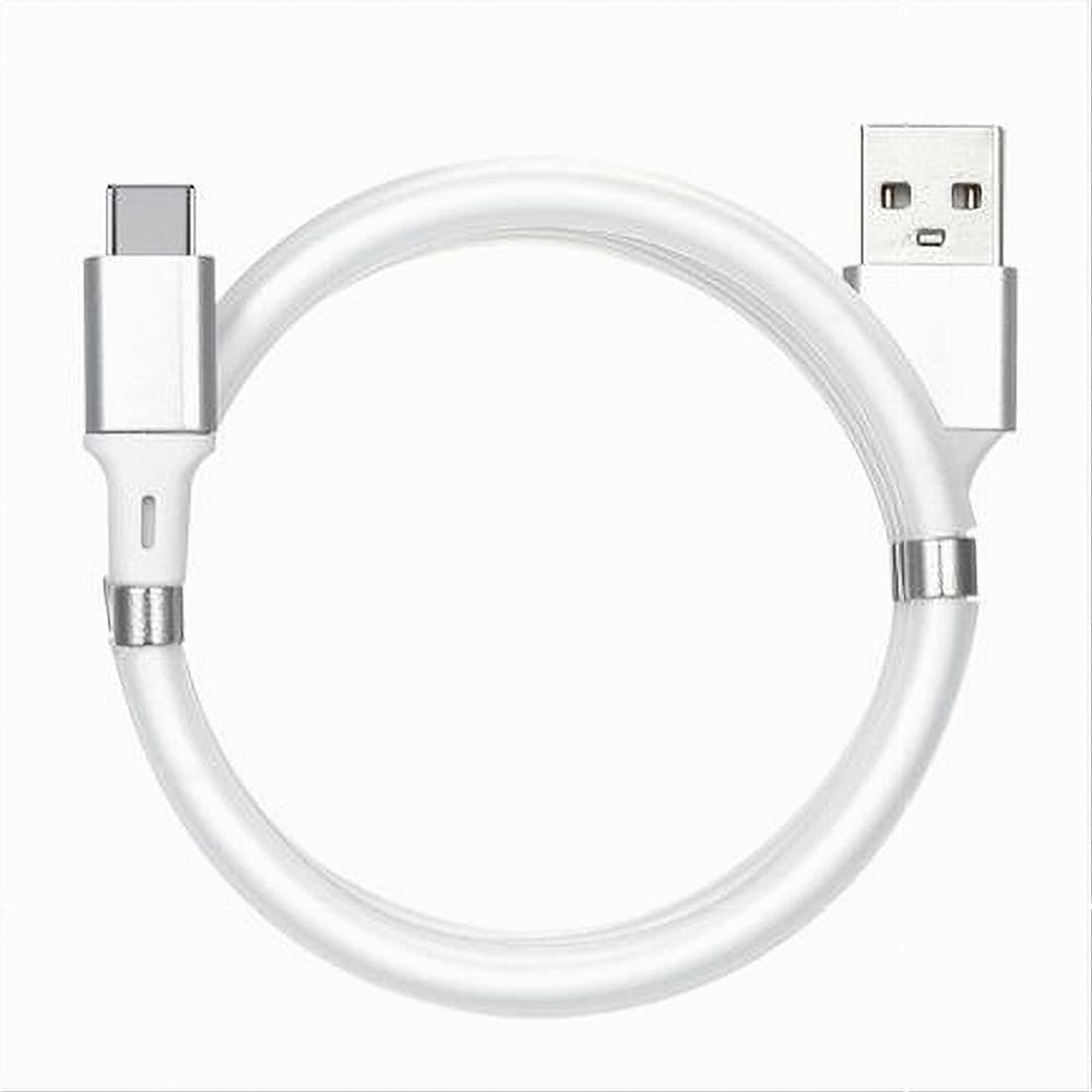 CAVO USB - TYPE C RICARICA DATI CAVETTO 1 METRO 2400MA PER SMARTPHONE F-TC015 - 4