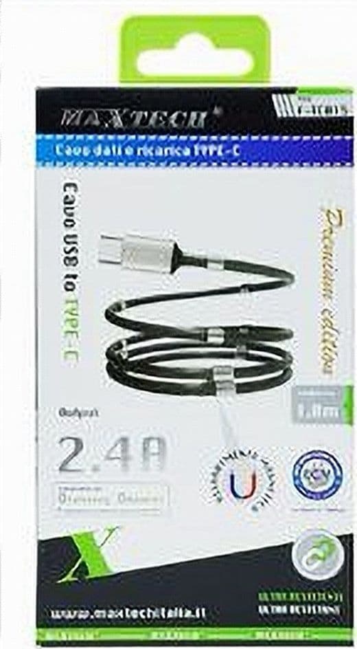 CAVO USB - TYPE C RICARICA DATI CAVETTO 1 METRO 2400MA PER SMARTPHONE F-TC015 - 6